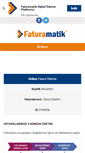 Mobile Screenshot of faturamatik.com.tr